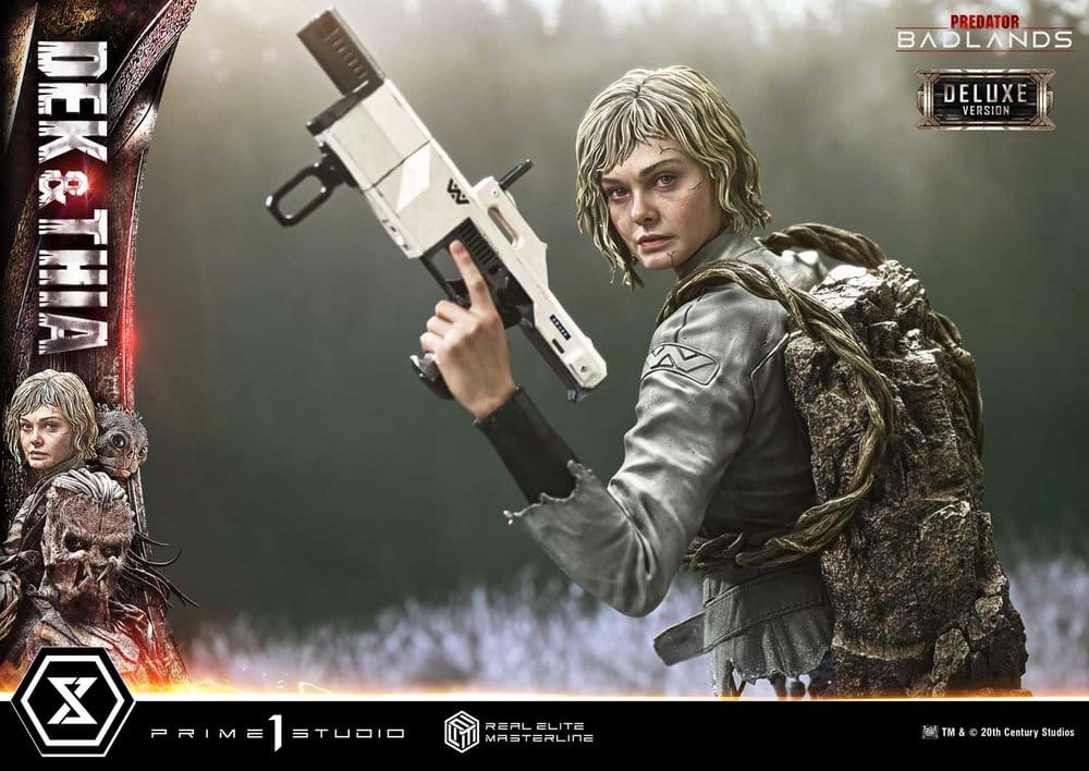 Predator Real Elite Masterline Estatua 1/3 Badlands Dek & Thia DX Bonus Version 87 cm