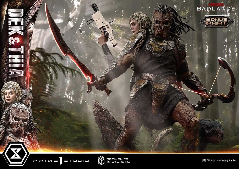 Predator Real Elite Masterline Estatua 1/3 Badlands Dek & Thia DX Bonus Version 87 cm