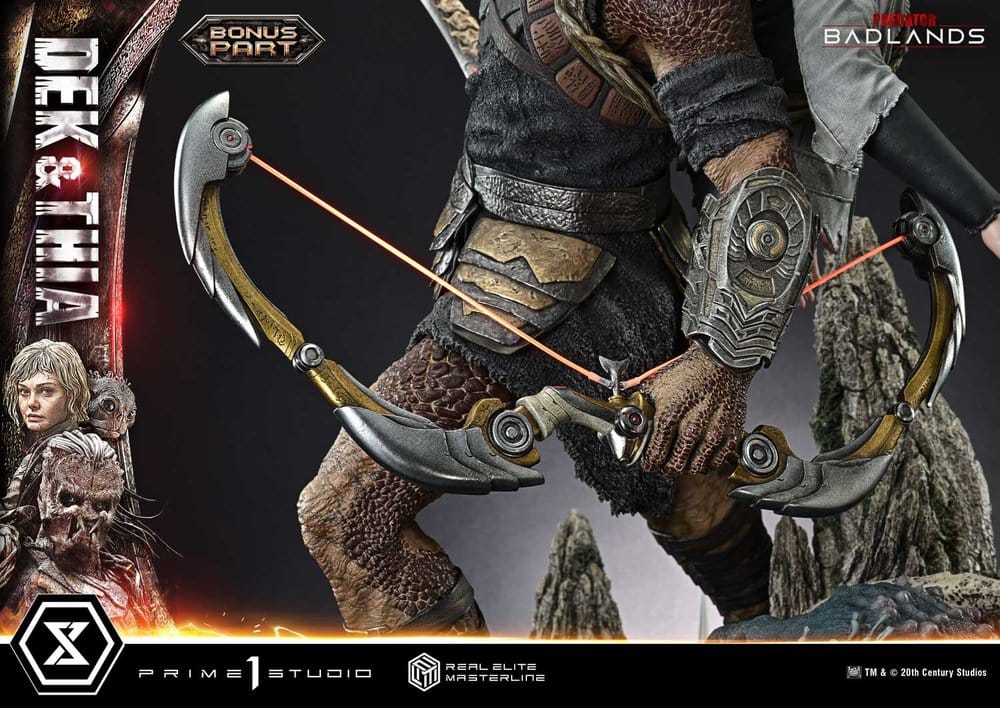 Predator Real Elite Masterline Estatua 1/3 Badlands Dek & Thia DX Bonus Version 87 cm