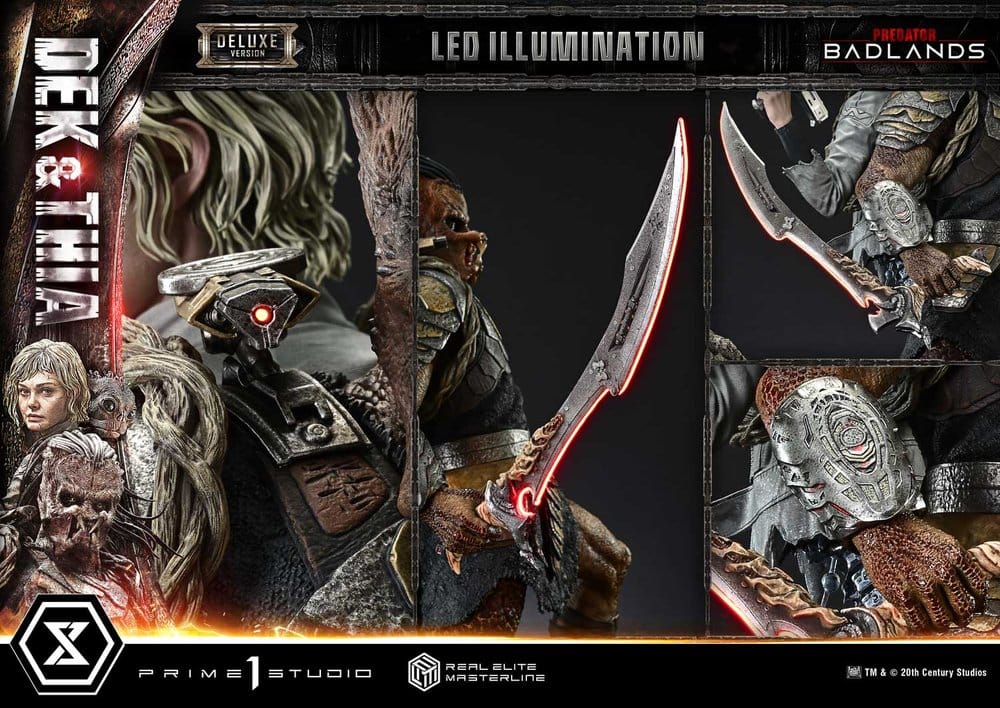 Predator Real Elite Masterline Estatua 1/3 Badlands Dek & Thia DX Bonus Version 87 cm