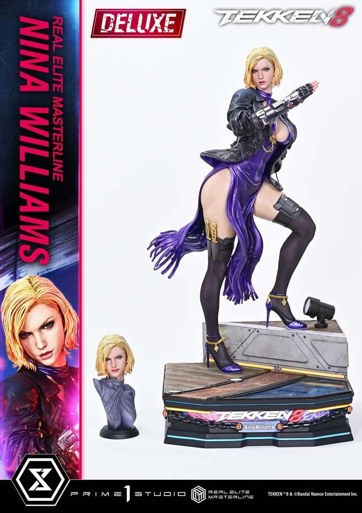 Tekken Real Elite Masterline Series Estatua 1/4 Nina Williams Deluxe Version 55 cm