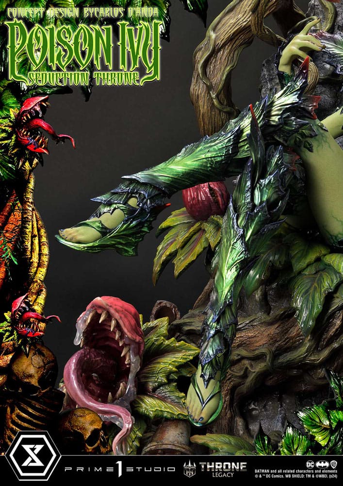 DC Comics Estatua 1/4 Throne Legacy Collection Batman Poison Ivy Seduction Throne 55 cm