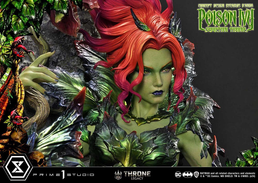 DC Comics Estatua 1/4 Throne Legacy Collection Batman Poison Ivy Seduction Throne 55 cm