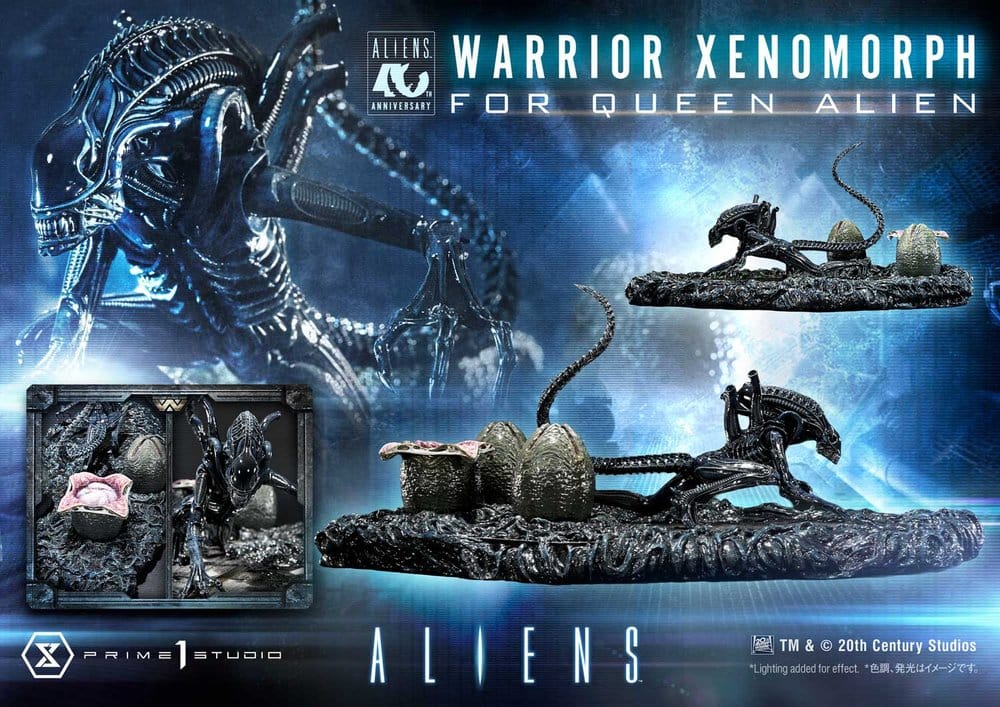 Aliens (Film) Ultimate Diorama Masterline Estatua Warrior Xenomorph for Queen Alien 23 cm