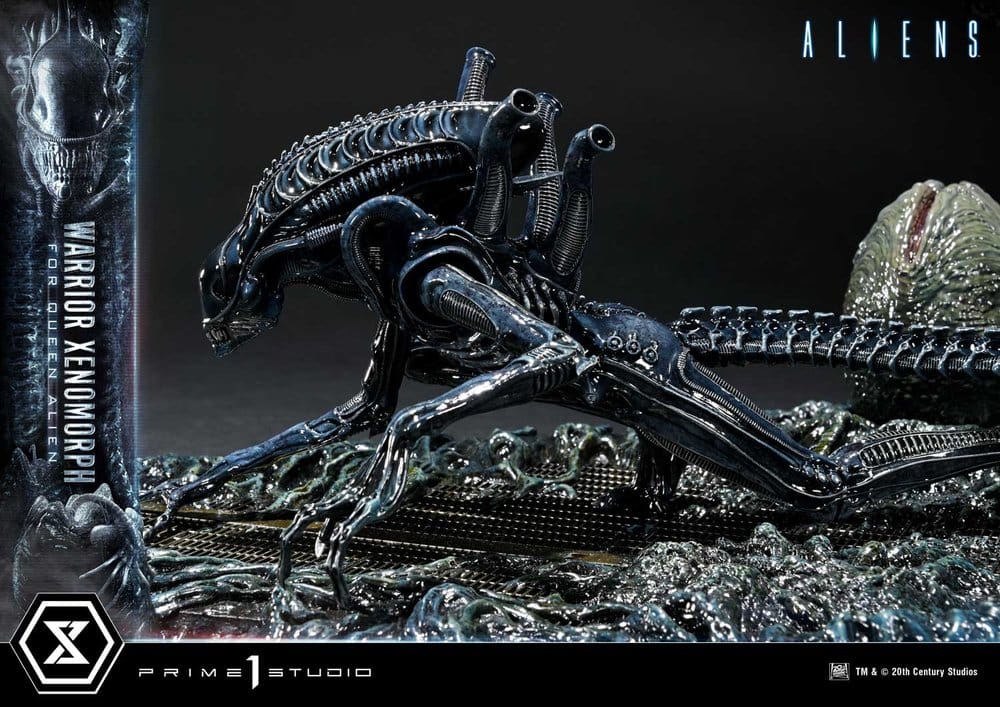 Aliens (Film) Ultimate Diorama Masterline Estatua Warrior Xenomorph for Queen Alien 23 cm