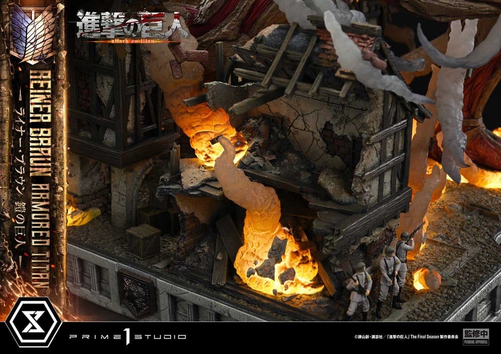 Ataque a los Titanes (TV animation) Ultimate Diorama Masterline Estatua Reiner Braun Armored Titan 75 cm