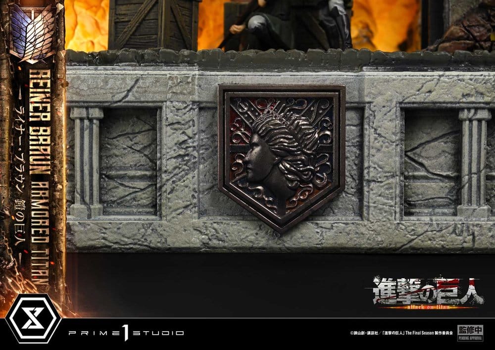 Ataque a los Titanes (TV animation) Ultimate Diorama Masterline Estatua Reiner Braun Armored Titan 75 cm