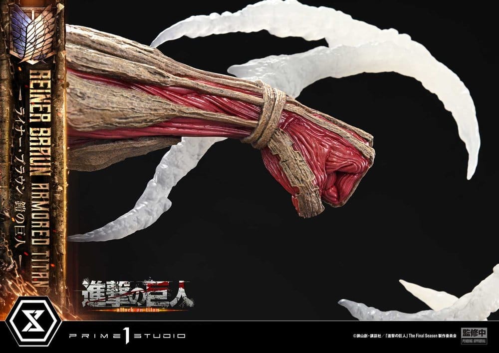 Ataque a los Titanes (TV animation) Ultimate Diorama Masterline Estatua Reiner Braun Armored Titan Bonus Version 75 cm