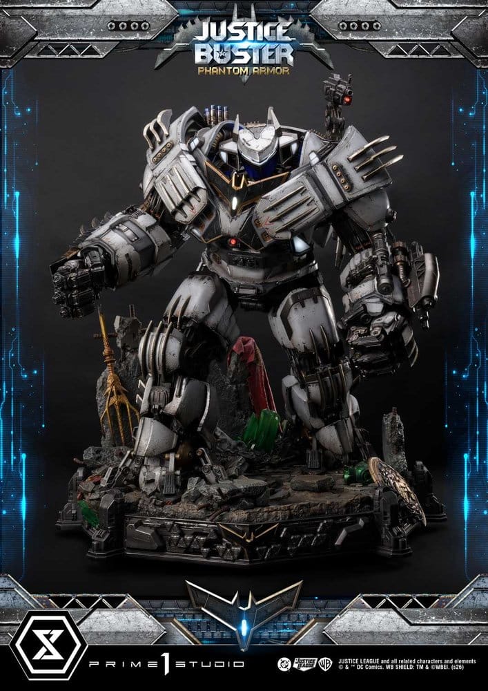 DC Comics Ultimate Museum Masterline Estatua Justice Buster: Phantom Armor (Design By Josh Nizzi) 88 cm