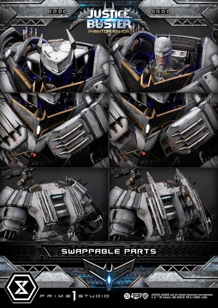 DC Comics Ultimate Museum Masterline Estatua Justice Buster: Phantom Armor (Design By Josh Nizzi) 88 cm