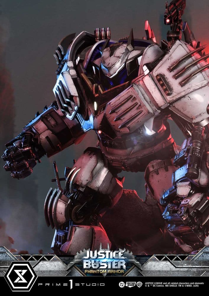 DC Comics Ultimate Museum Masterline Estatua Justice Buster: Phantom Armor (Design By Josh Nizzi) 88 cm