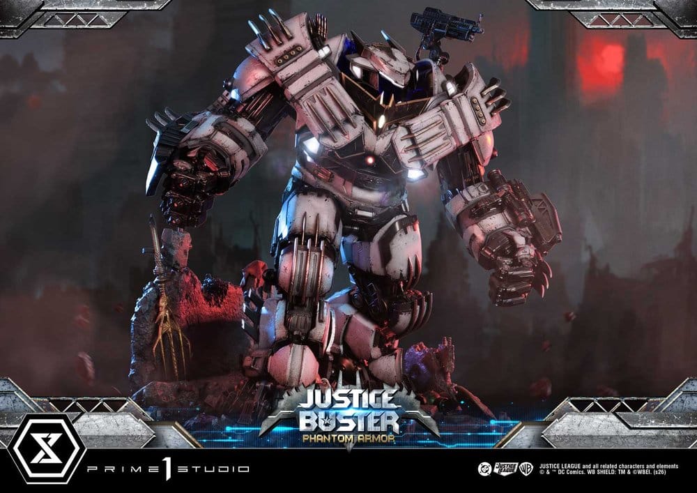 DC Comics Ultimate Museum Masterline Estatua Justice Buster: Phantom Armor (Design By Josh Nizzi) 88 cm