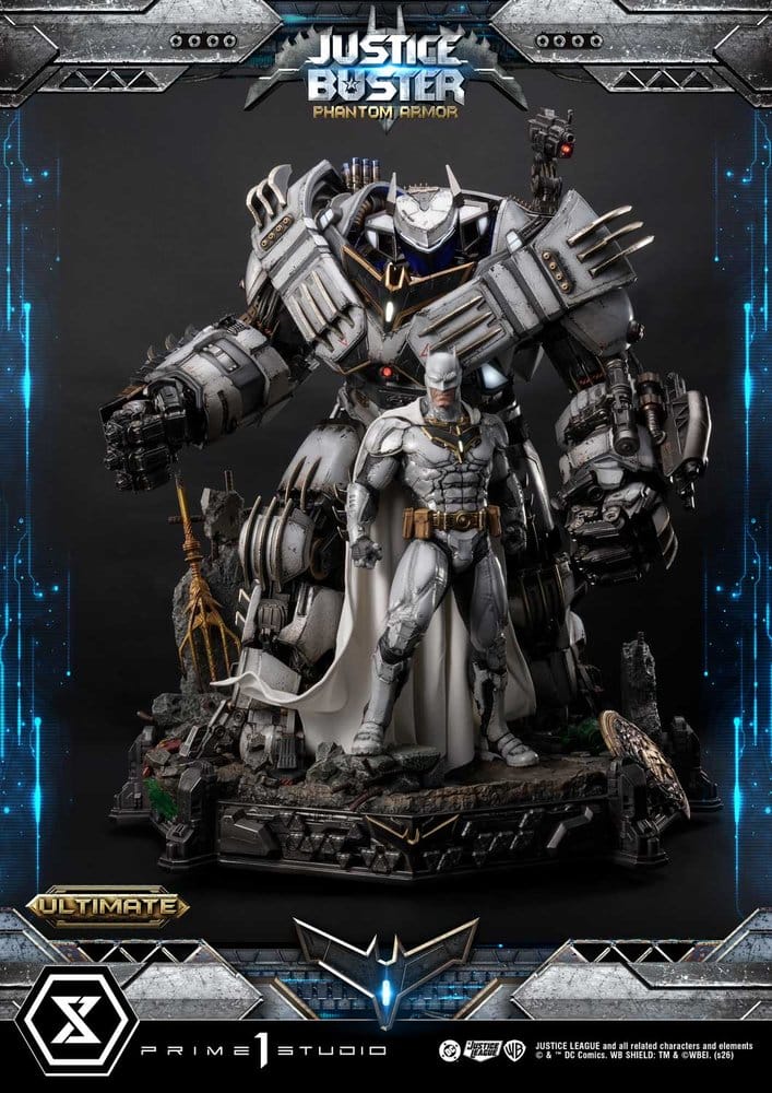 DC Comics Ultimate Museum Masterline Estatua Justice Buster: Phantom Armor (Design By Josh Nizzi) Ultimate Version 88 cm