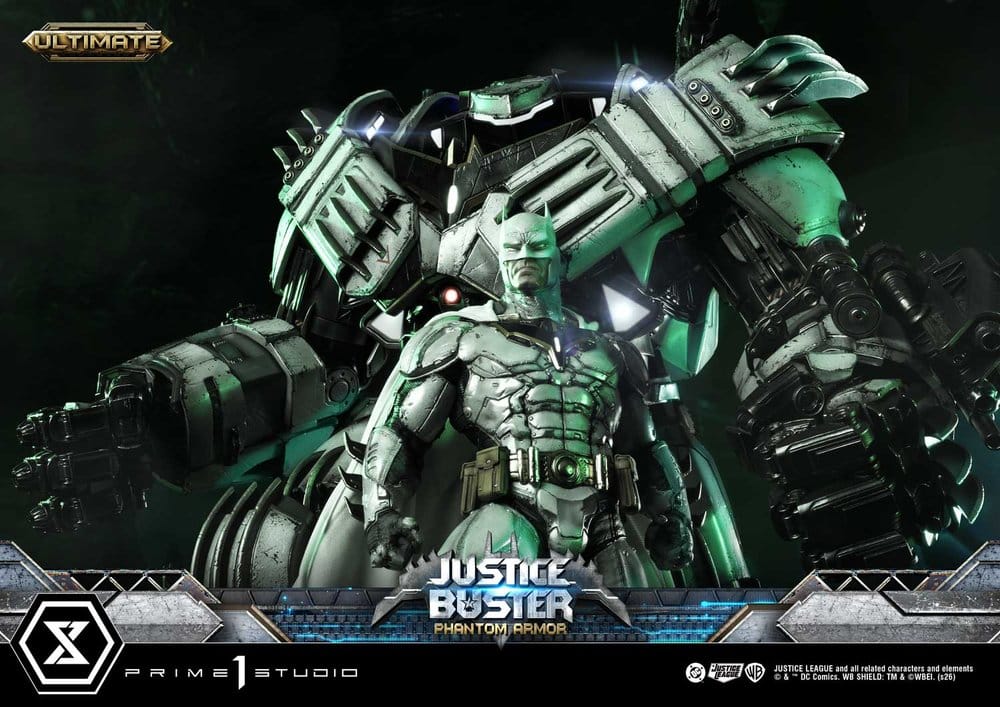 DC Comics Ultimate Museum Masterline Estatua Justice Buster: Phantom Armor (Design By Josh Nizzi) Ultimate Version 88 cm