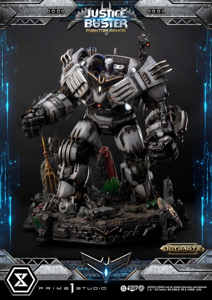 DC Comics Ultimate Museum Masterline Estatua Justice Buster: Phantom Armor (Design By Josh Nizzi) Ultimate Version 88 cm
