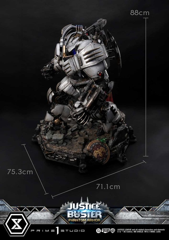 DC Comics Ultimate Museum Masterline Estatua Justice Buster: Phantom Armor (Design By Josh Nizzi) Ultimate Version 88 cm