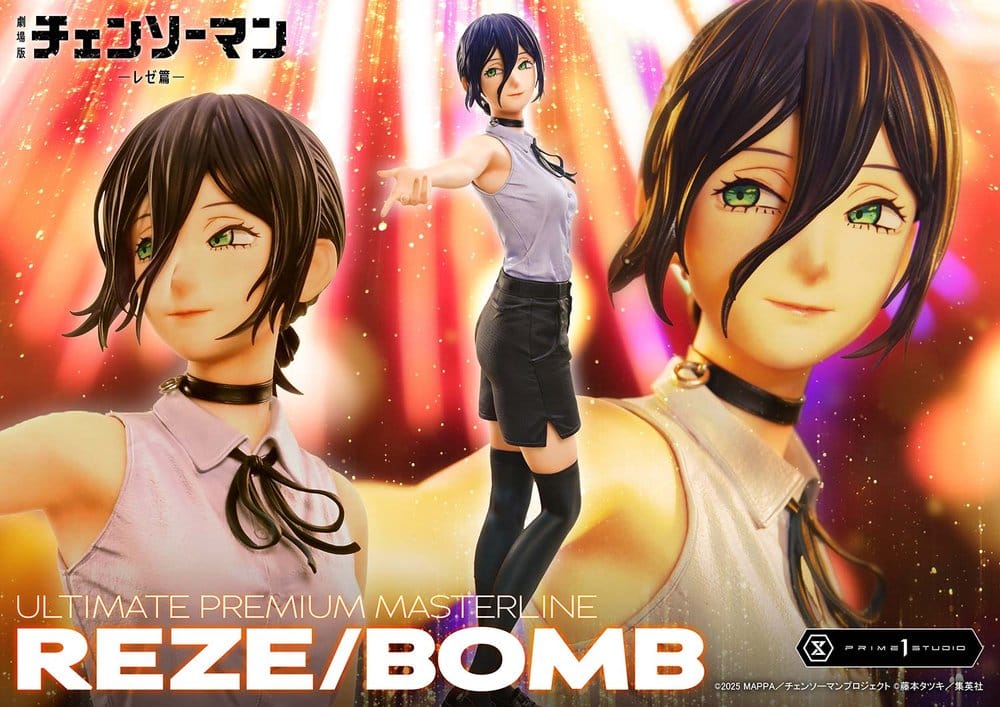 Chainsaw Man Ultimate Premium Masterline Series Figura 1/4 The Movie: Reze Arc REZE/BOMB 56 cm