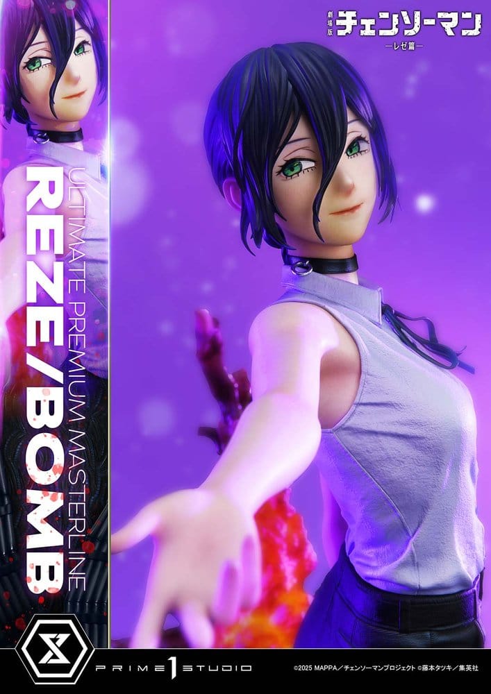 Chainsaw Man Ultimate Premium Masterline Series Figura 1/4 The Movie: Reze Arc REZE/BOMB 56 cm