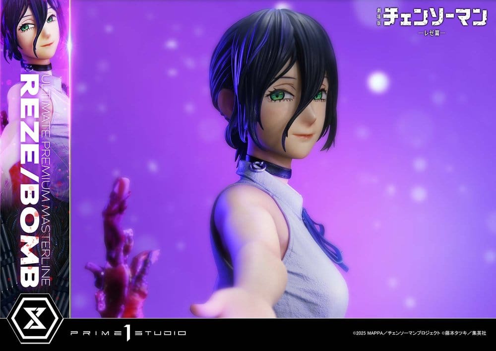 Chainsaw Man Ultimate Premium Masterline Series Figura 1/4 The Movie: Reze Arc REZE/BOMB 56 cm