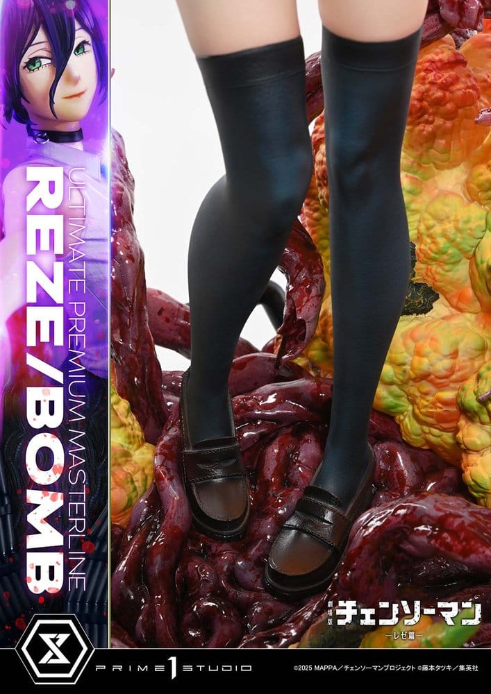 Chainsaw Man Ultimate Premium Masterline Series Figura 1/4 The Movie: Reze Arc REZE/BOMB 56 cm