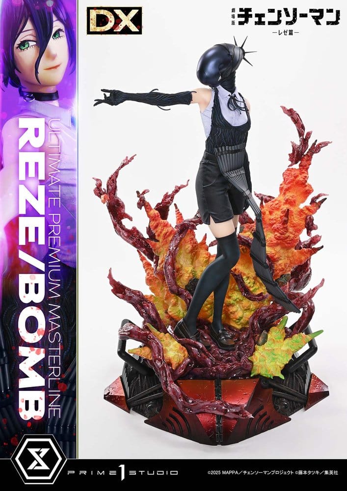 Chainsaw Man Ultimate Premium Masterline Series Figura 1/4 REZE/BOMB Deluxe Version 56 cm