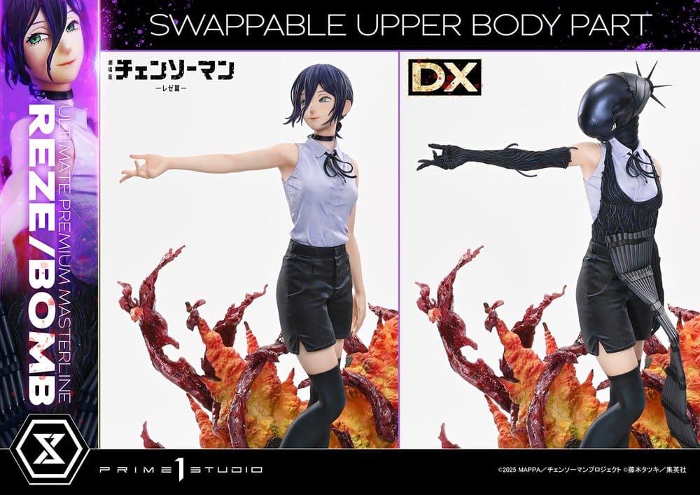 Chainsaw Man Ultimate Premium Masterline Series Figura 1/4 REZE/BOMB Deluxe Version 56 cm