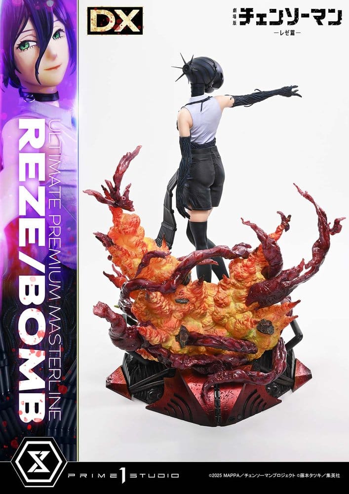Chainsaw Man Ultimate Premium Masterline Series Figura 1/4 REZE/BOMB Deluxe Version 56 cm