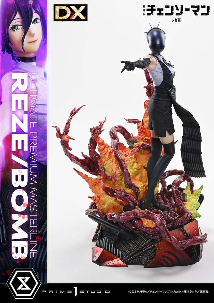 Chainsaw Man Ultimate Premium Masterline Series Figura 1/4 REZE/BOMB Deluxe Version 56 cm