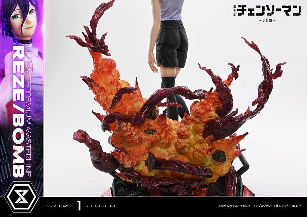 Chainsaw Man Ultimate Premium Masterline Series Figura 1/4 REZE/BOMB Deluxe Version 56 cm