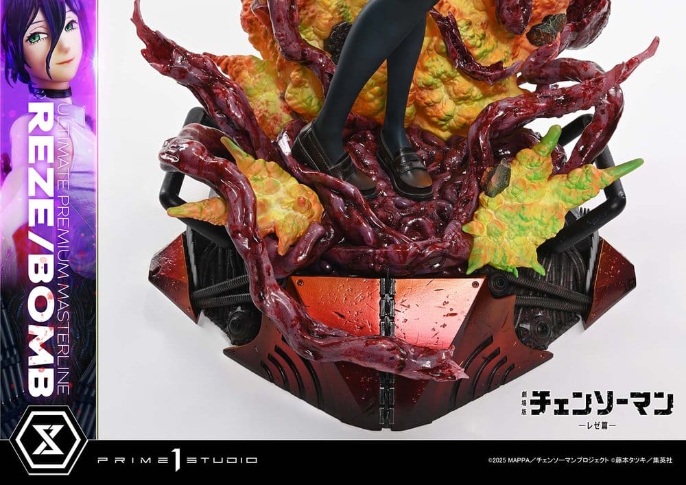 Chainsaw Man Ultimate Premium Masterline Series Figura 1/4 REZE/BOMB Deluxe Version 56 cm