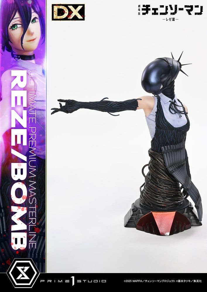 Chainsaw Man Ultimate Premium Masterline Series Figura 1/4 The Movie: Reze Arc REZE/BOMB DX Bonus Version 56 cm