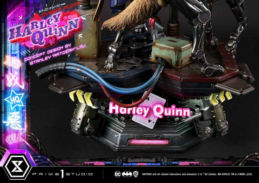 Batman Estatua Ultimate Premium Masterline Series Cyberpunk Harley Quinn 60 cm