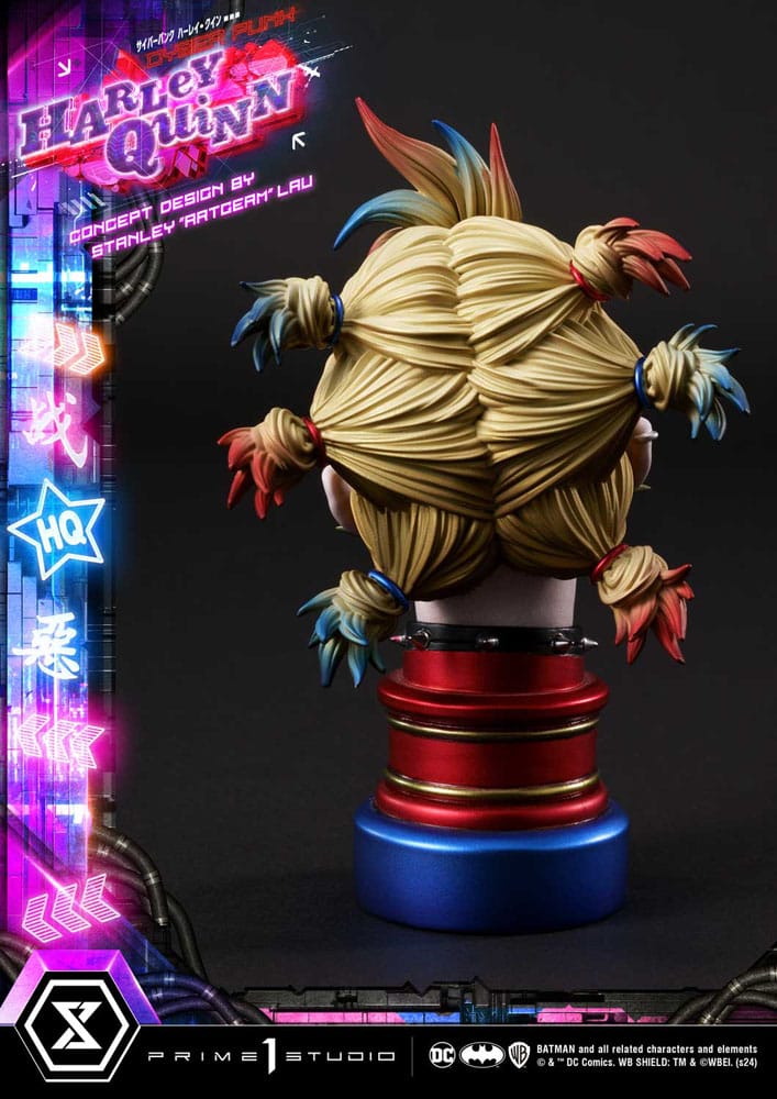 Batman Estatua Ultimate Premium Masterline Series Cyberpunk Harley Quinn 60 cm