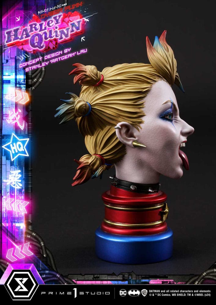 Batman Estatua Ultimate Premium Masterline Series Cyberpunk Harley Quinn 60 cm