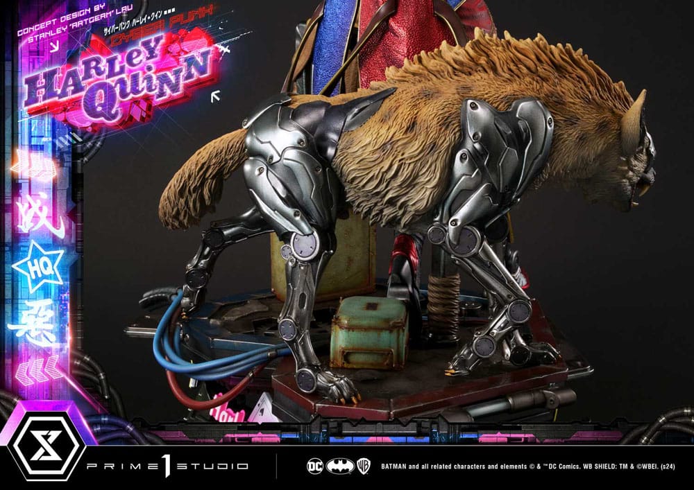 Batman Estatua Ultimate Premium Masterline Series Cyberpunk Harley Quinn 60 cm