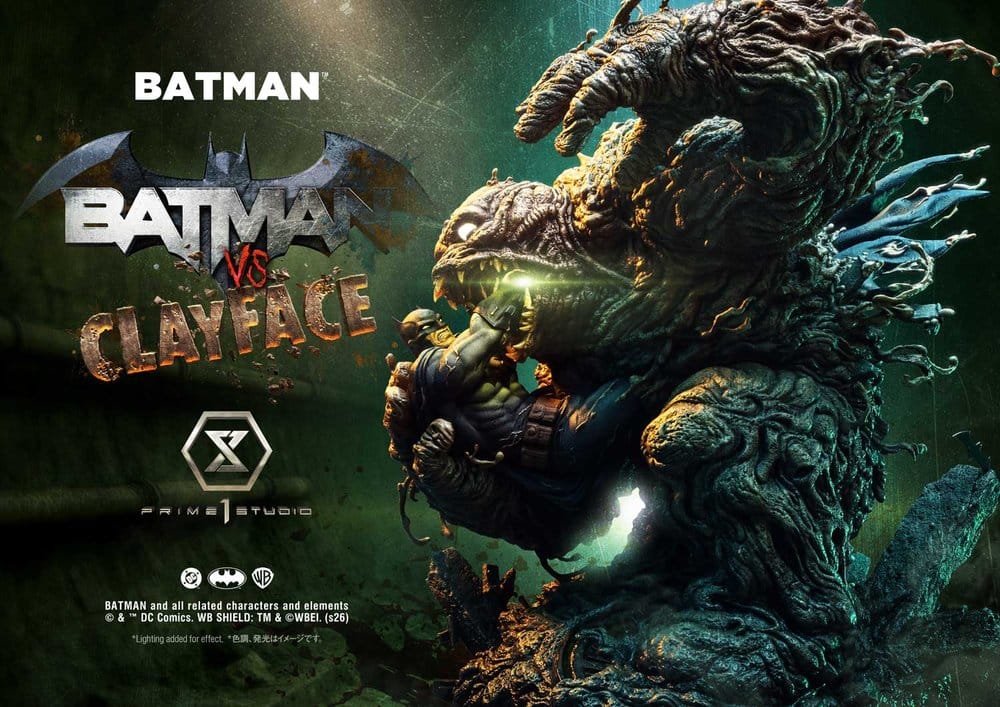 Estátua DC Comics Ultimate Premium Masterline Series 1/4 Batman VS Clayface 83 cm
