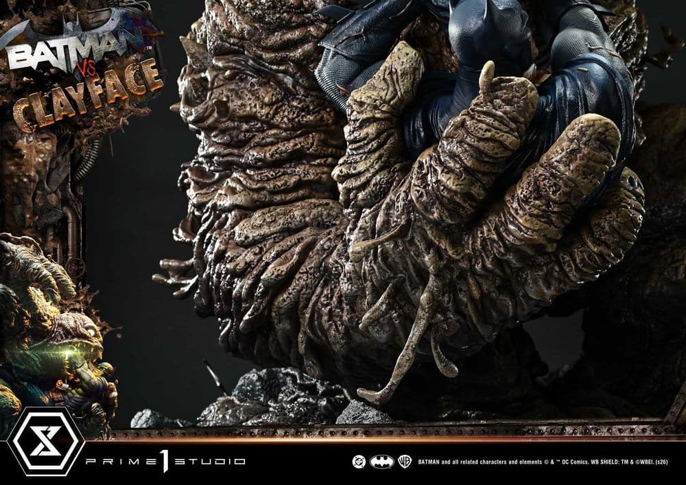 Estátua DC Comics Ultimate Premium Masterline Series 1/4 Batman VS Clayface 83 cm