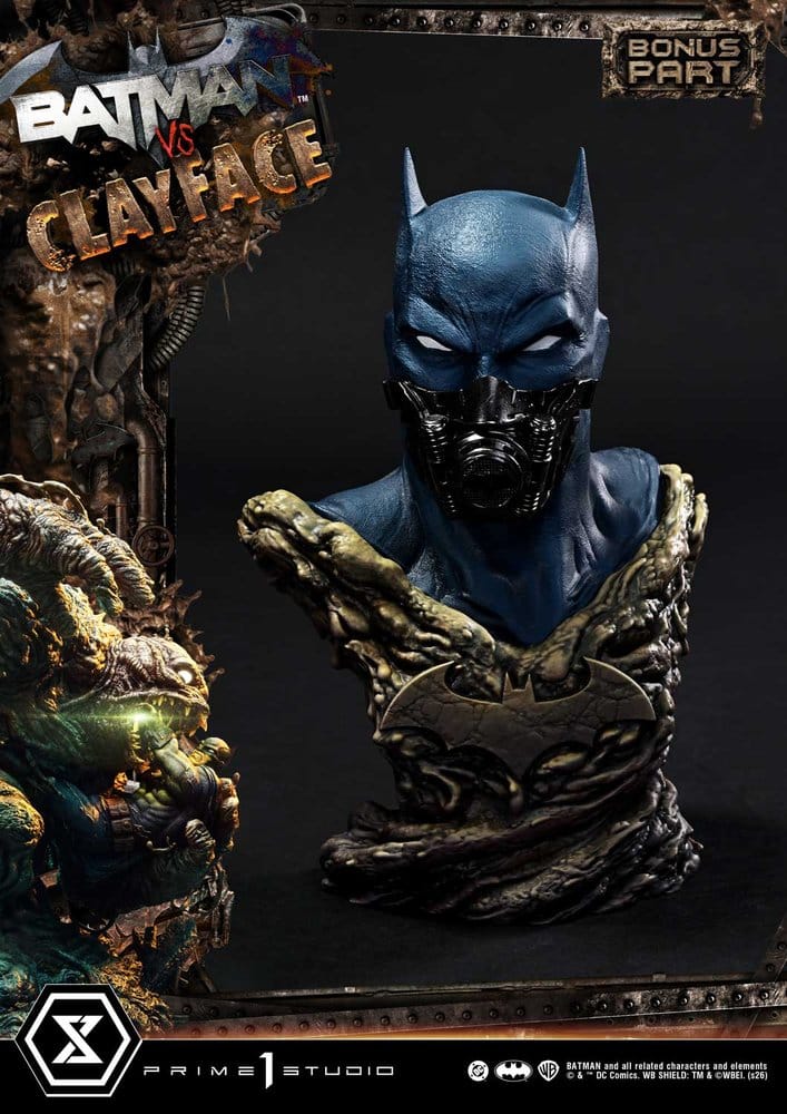 DC Comics Ultimate Premium Masterline Series Estatua 1/4 Batman VS Clayface DX Bonus Version 83 cm