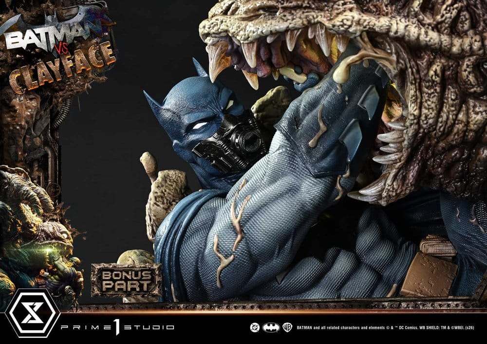 DC Comics Ultimate Premium Masterline Series Estatua 1/4 Batman VS Clayface DX Bonus Version 83 cm