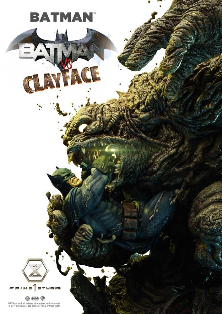 DC Comics Ultimate Premium Masterline Series Estatua 1/4 Batman VS Clayface DX Bonus Version 83 cm