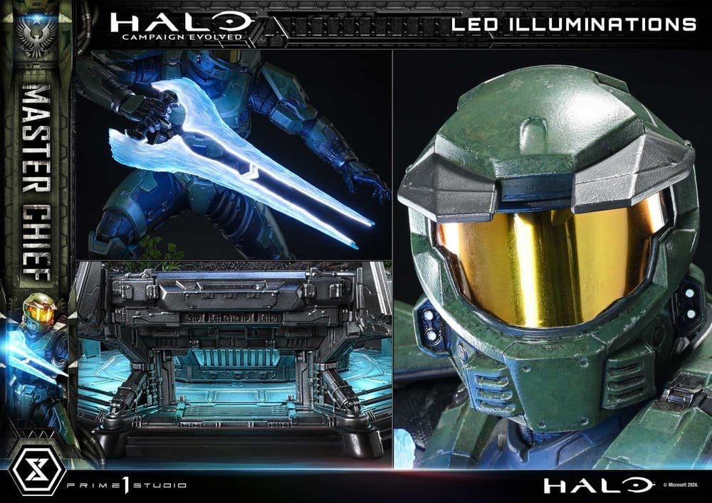 Halo Ultimate Premium Masterline Series Estatua 1/4 Campaign Evolved Master Chief 78 cm