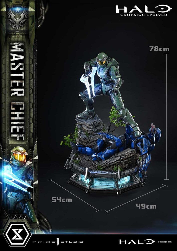 Halo Ultimate Premium Masterline Series Estatua 1/4 Campaign Evolved Master Chief 78 cm