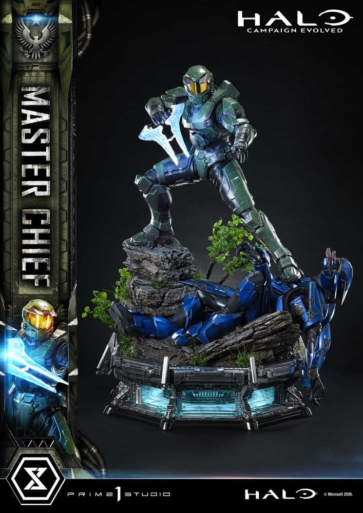 Halo Ultimate Premium Masterline Series Estatua 1/4 Campaign Evolved Master Chief Bonus Version 78 cm Frikytopia