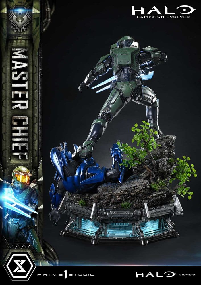 Halo Ultimate Premium Masterline Series Estatua 1/4 Campaign Evolved Master Chief Bonus Version 78 cm