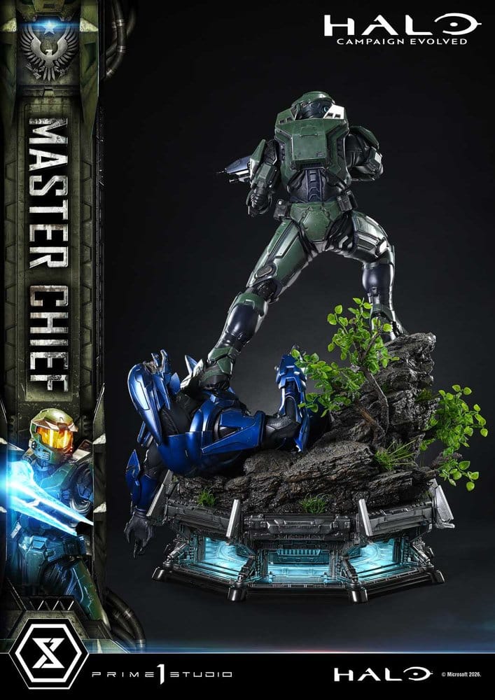 Halo Ultimate Premium Masterline Series Estatua 1/4 Campaign Evolved Master Chief Bonus Version 78 cm