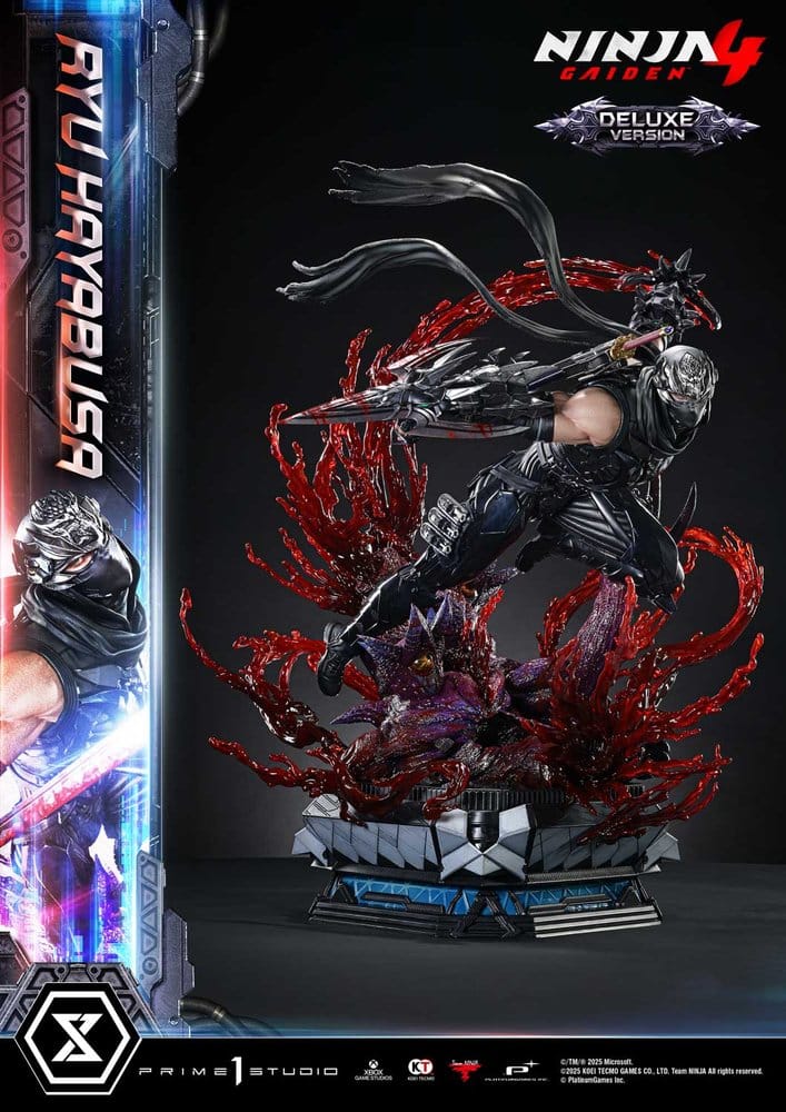Estátua Ninja Gaiden 4 Ultimate Premium Masterline Series 1/4 Ryu Hayabusa Deluxe Version 70 cm