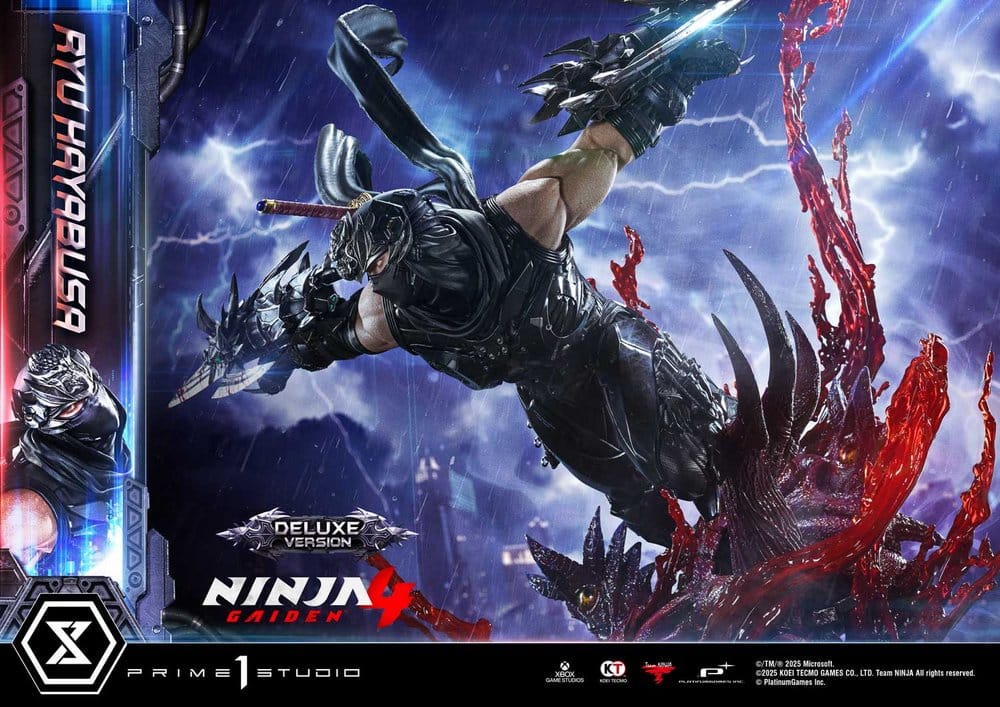 Estátua Ninja Gaiden 4 Ultimate Premium Masterline Series 1/4 Ryu Hayabusa Deluxe Version 70 cm