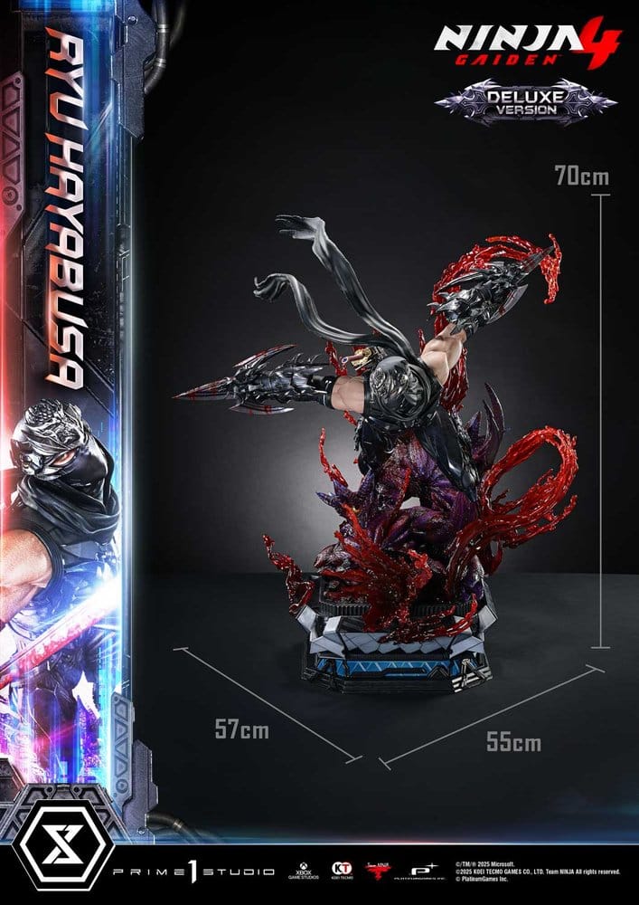 Estátua Ninja Gaiden 4 Ultimate Premium Masterline Series 1/4 Ryu Hayabusa Deluxe Version 70 cm