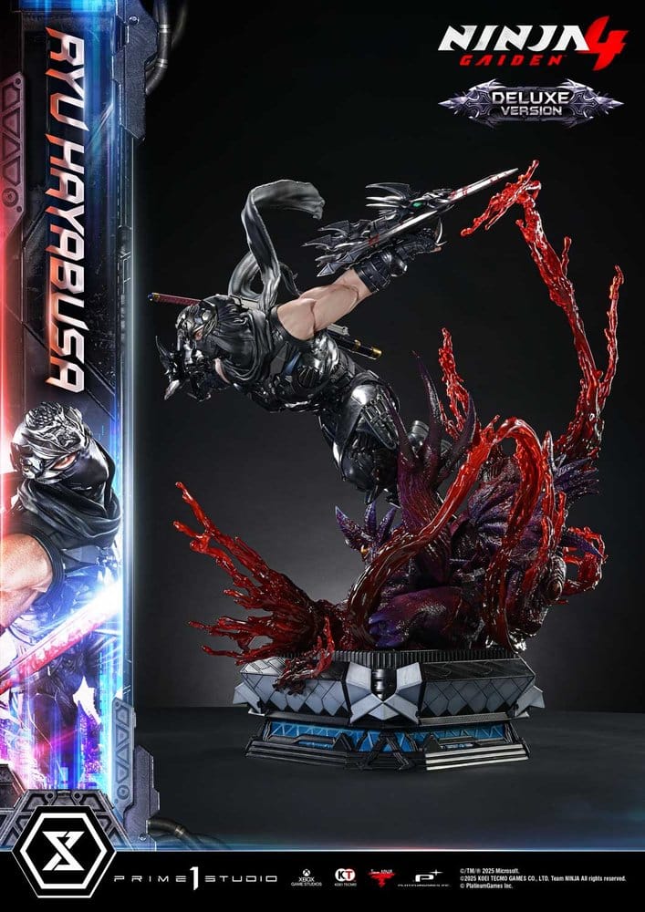 Estátua Ninja Gaiden 4 Ultimate Premium Masterline Series 1/4 Ryu Hayabusa Deluxe Version 70 cm