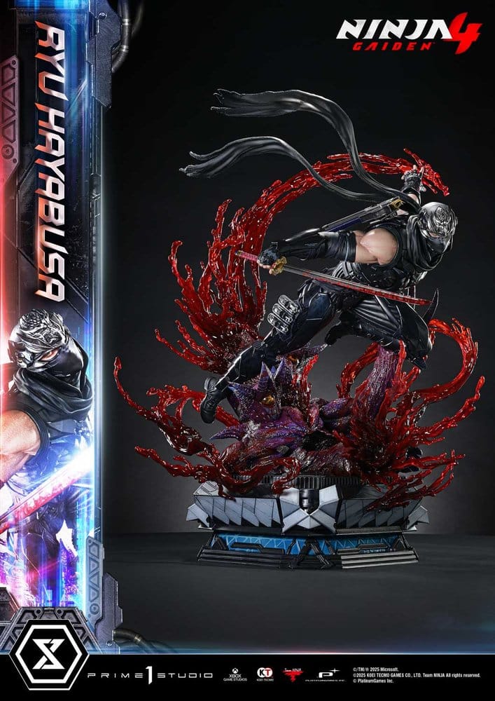 Estátua Ninja Gaiden 4 Ultimate Premium Masterline Series 1/4 Ryu Hayabusa Deluxe Version 70 cm